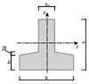 Inverted T Shape Haunched