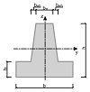 Inverted T Shape Haunched Wall