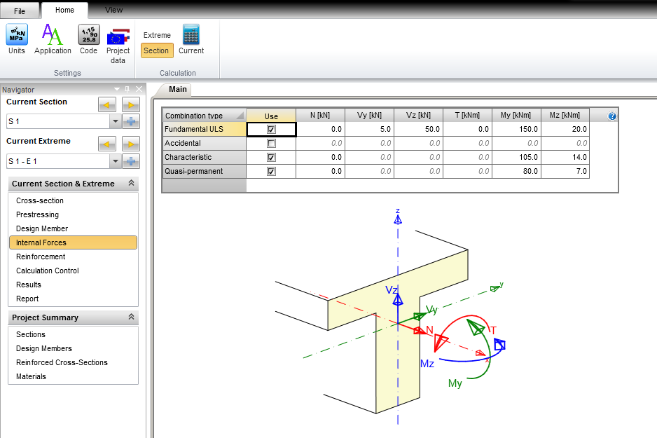 IOM Example - Reinforced Beam | IDEA StatiCa API